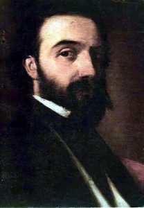 Đura Jakšić, autoportret