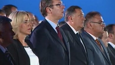 Željka Cvijanović, Aleksandar Vučić, Milorad Dodik i Mladen Ivanić