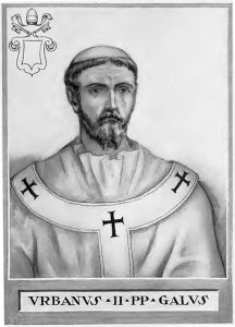 Papa Urban II, ilustracija