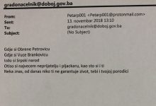 Prijeteće pismo Obrenu Petroviću