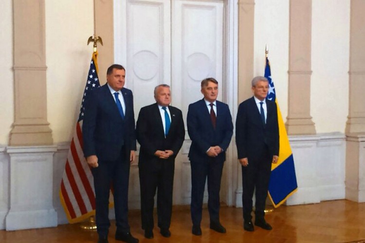 Milorad Dodik, John J. Sullivan, Željko Komšić i Šefik Džaferović