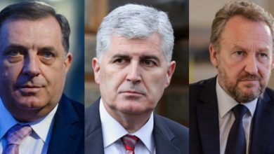 Milorad Dodik, Dragan Čović i Bakir Izetbegović