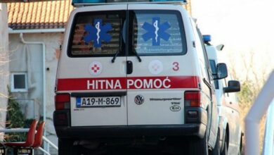 Povrijeđeni vozač prebačen na liječenje u Beograd