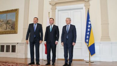 Dodik i Džaferović razgovarali sa poljskim predsjednikom