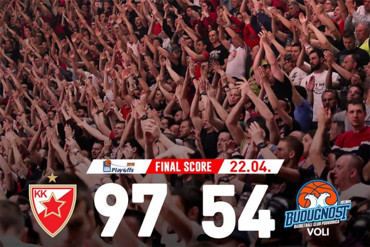 Crvena zvezda osvojila šampionsku titulu u ABA ligi