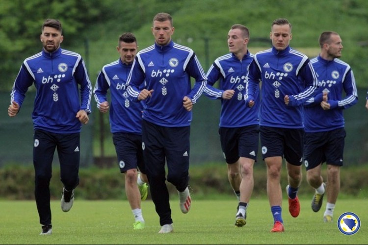 Edin Džeko tenirao sa "zmajevima"