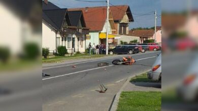 Poginuli vozač kombija i motorista