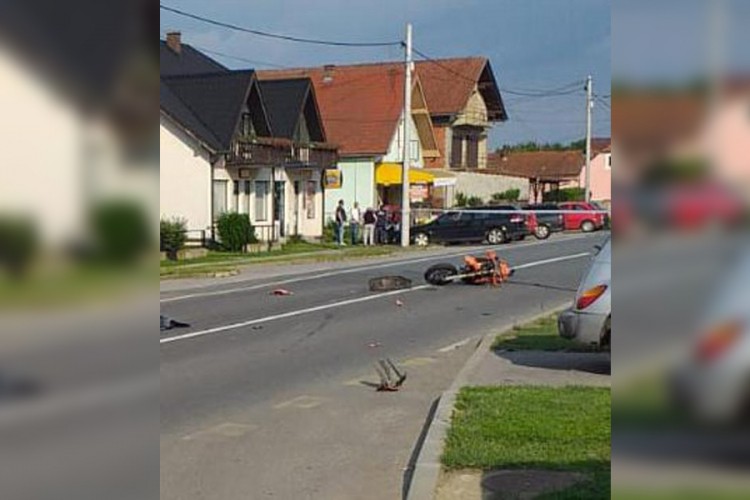 Poginuli vozač kombija i motorista