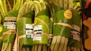 Marketi koriste listove banane umjesto plastičnih vrećica