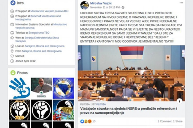 Neko zloupotrijebio moj Facebook profil