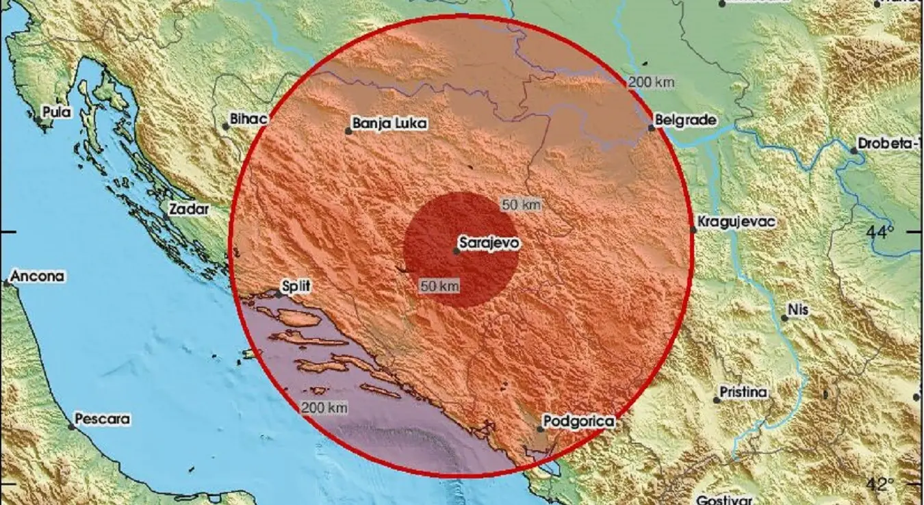 Zemljotres jačine 3,7 stepeni pogodio Hrvatsku, osjetio se i u RS