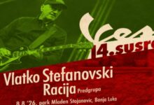 Vlatko Stefanovski i Racija nastupaju u Banjaluci