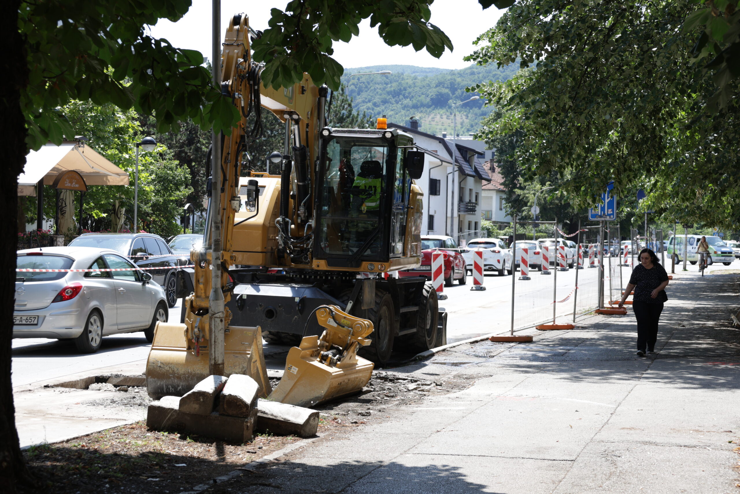 Radovi u Gundulićevoj: Dva mjeseca usporen saobraćaj u centru Banjaluke
