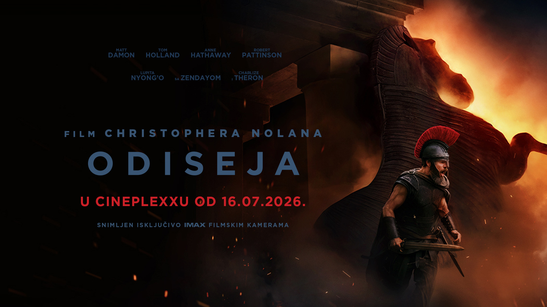 Novi filmski naslovi u Cineplexx Palasu: Odiseja i Komedi Fransez od 16. jula