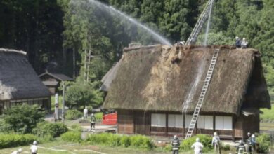 Požar u tradicijskoj japanskoj kući pod zaštitom UNESKO-a