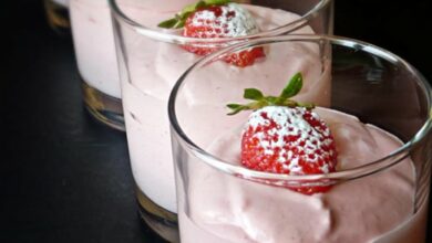 Lagani mus od jagoda bez šećera – savršen ljetni desert