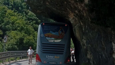 Autobus zapeo u kanjonu, saobraćaj kod Banjaluke nakratko usporen