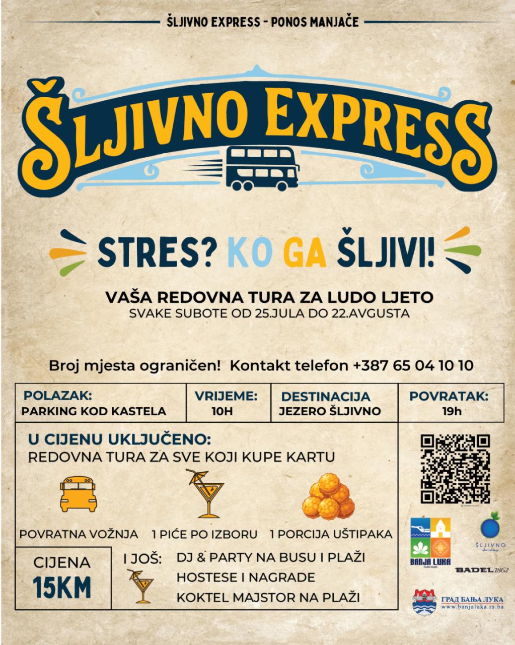 Šljivno ekspres i ove subote vozi do jezera na Manjači
