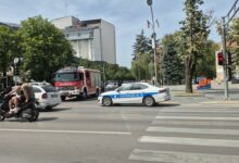 Automobil se zapalio kod hotela „Bosna“ u centru Banjaluke