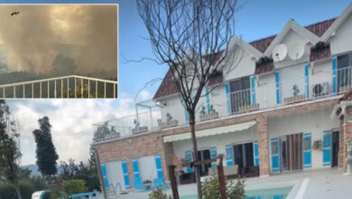Požar u Vrdniku prijetio vili Olje Crnogorac
