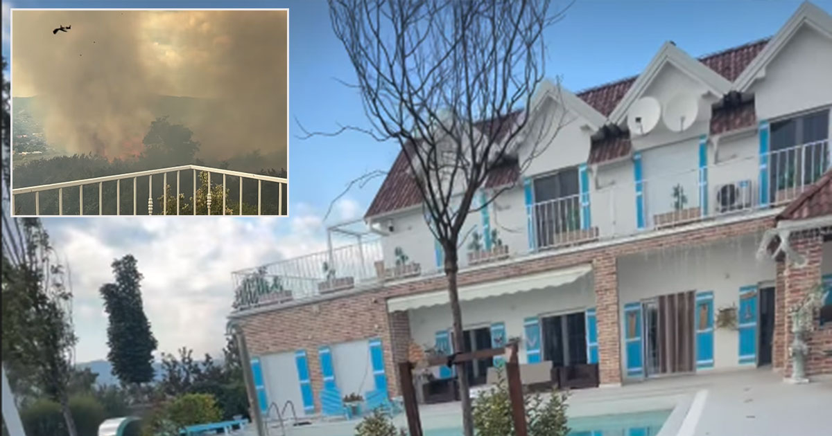 Požar u Vrdniku prijetio vili Olje Crnogorac