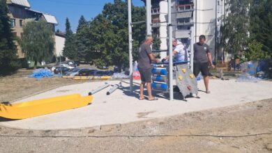 U toku je sanacija dječijeg igrališta u Ulici Sime Miljuša