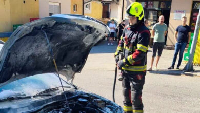 Banjalučki vatrogasci imali 15 intervencija: Gorjeli automobil, šuma i kontejneri