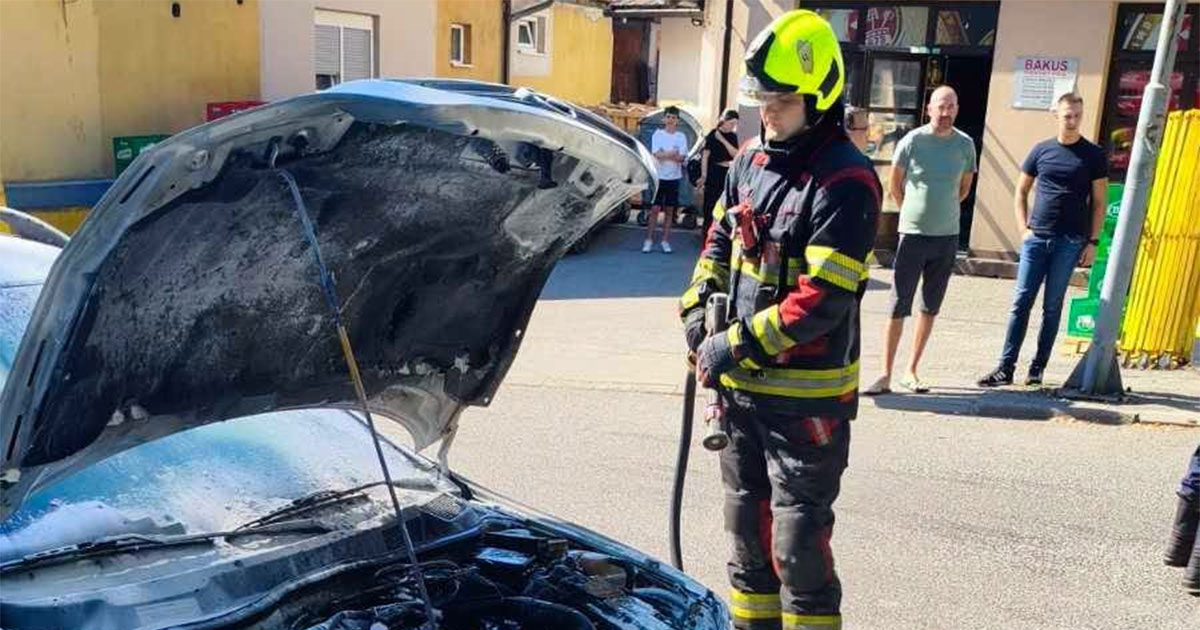 Banjalučki vatrogasci imali 15 intervencija: Gorjeli automobil, šuma i kontejneri