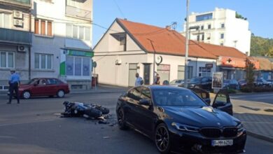 Motocikl i BMV sudarili se u Bijeljini