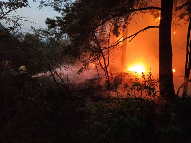 Vanredna situacija u Nevesinju, vatra prijeti kućama