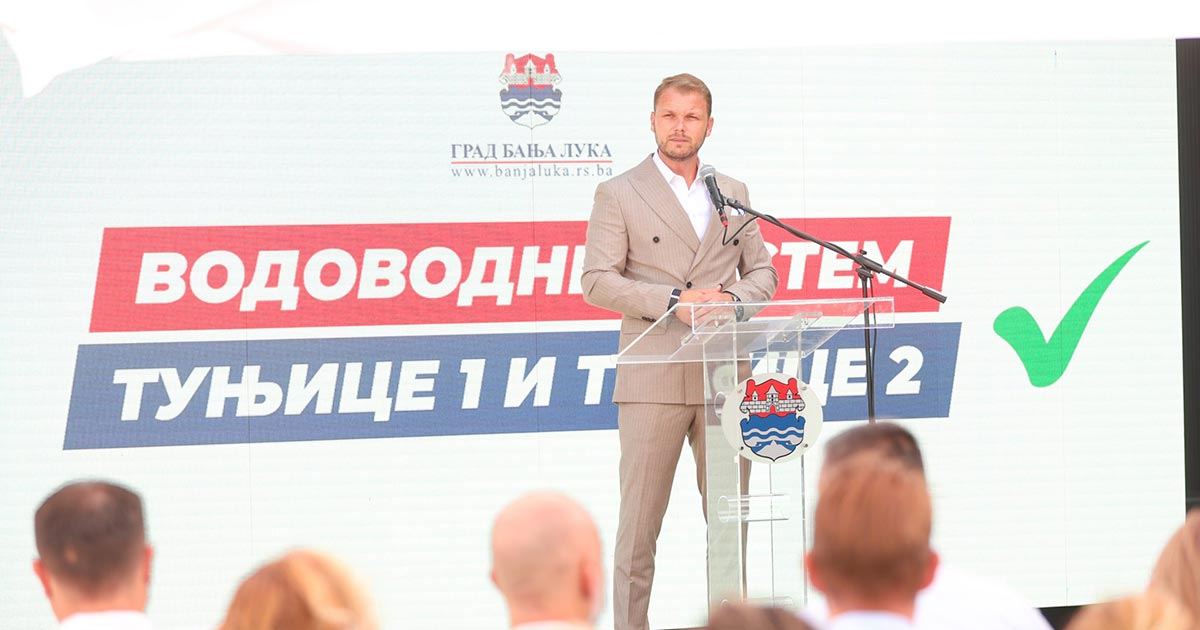 Sistem Tunjice 1 i 2 pušten u rad, stabilna voda za 15.000 Banjalučana