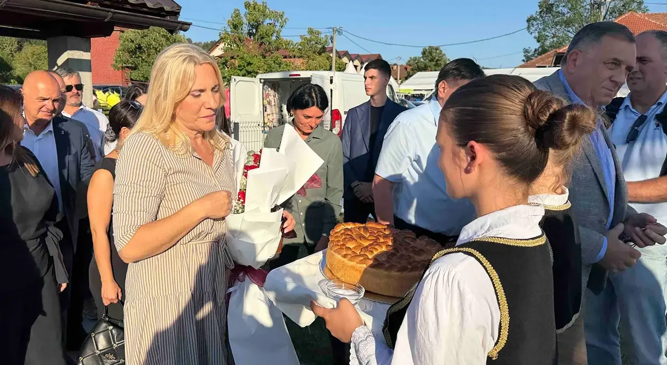 Dodik i Cvijanovićeva stigli na obilježavanje Ilindana u Kožuhama