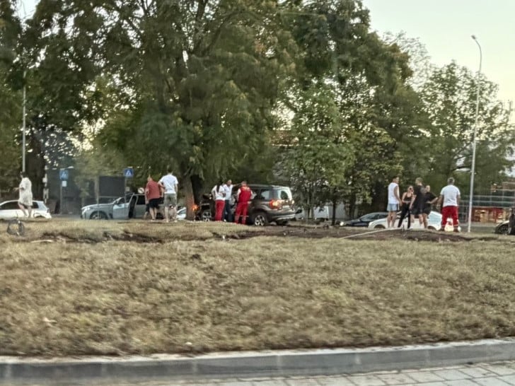 Udes u kružnom toku kod Merkatora