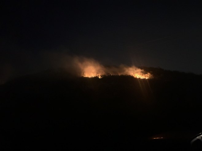 Požar kod Trebinja i dalje aktivan, vatra prijeti naselju Gučina
