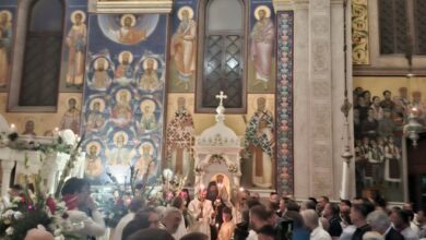 Svečana litija u Trebinju okupila vjernike ispred Sabornog hrama