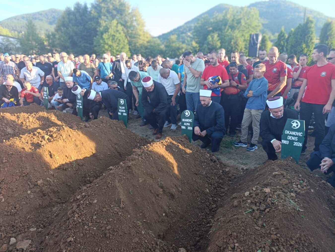 Zenica se oprostila od petoro planinara stradalih na Elbrusu