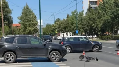 U saobraćajnoj nesreći na Dobrinji povrijeđen vozač električnog trotineta