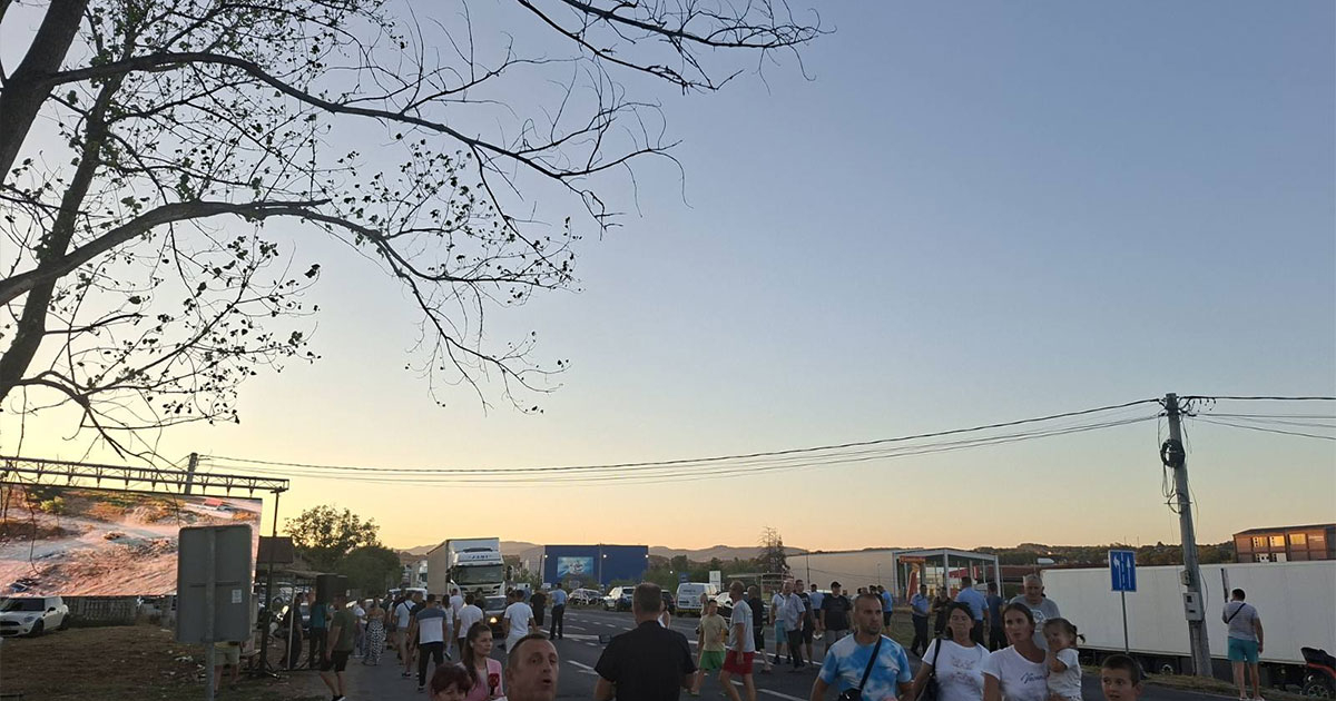 Okončana blokada puta Banjaluka - Prijedor