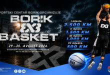 Peti „Borik basket 3×3“ okupiće basketaše na Starčevici