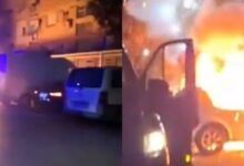 Automobil planuo u Čapljini, a tokom požara odjekivale eksplozije
