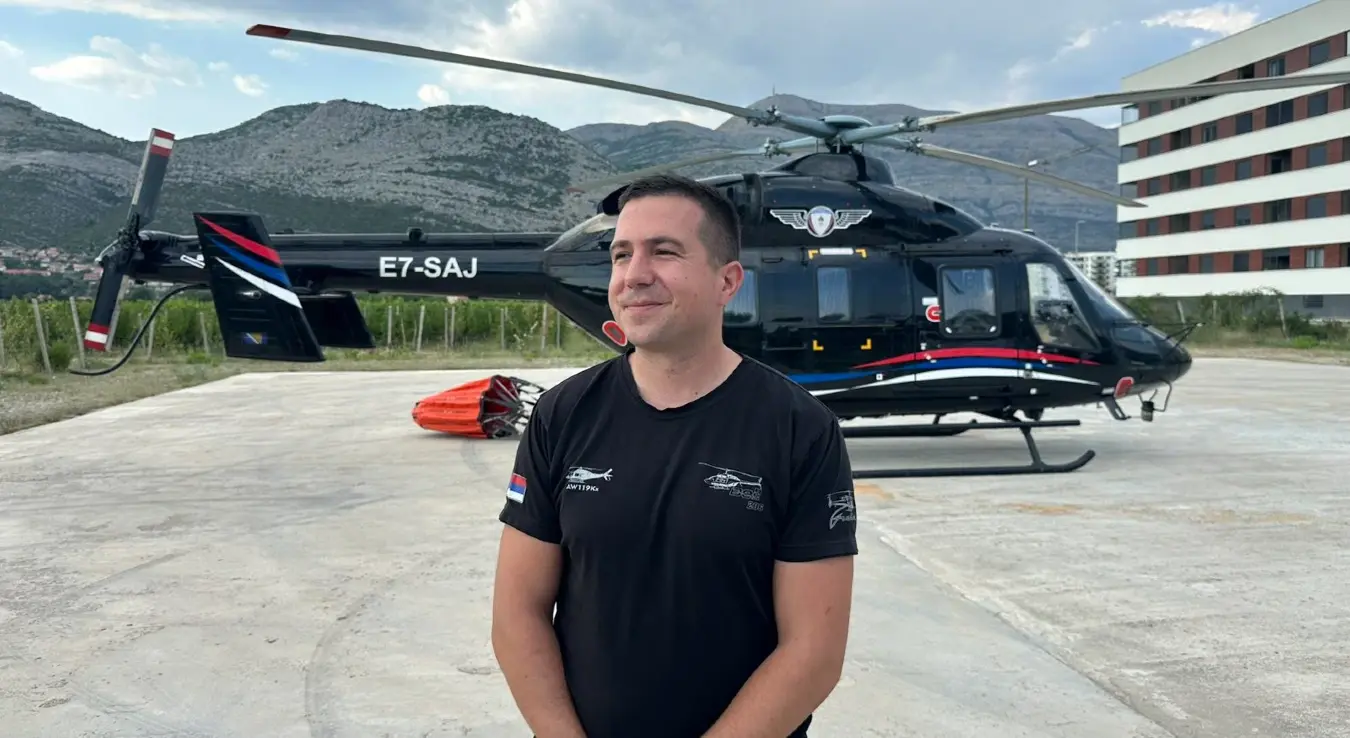 Vukašinović: Nadamo se da će požar u Trebinju sutra biti ugašen