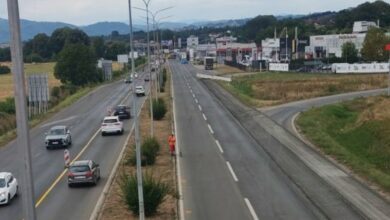 Kolona do Prijedorske petlje, a na gradilištu jedan radnik