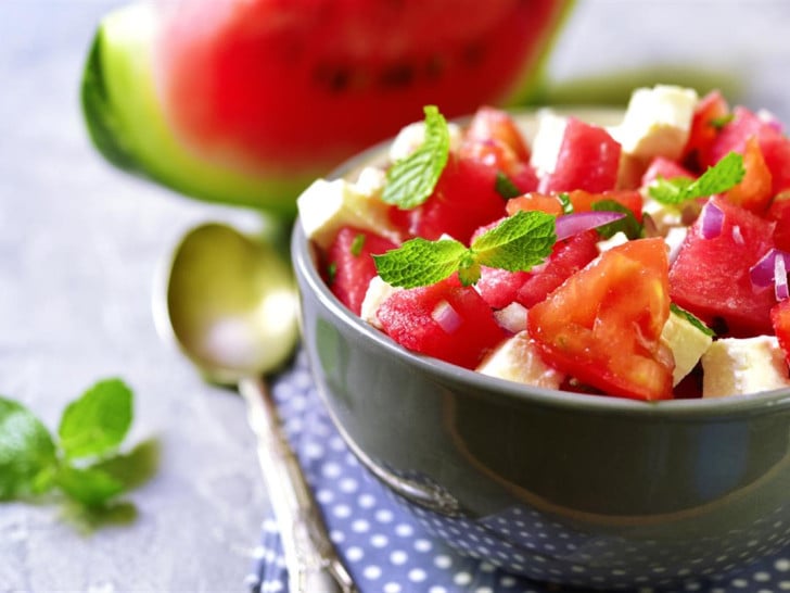Salata s lubenicom i feta sirom za osvježenje