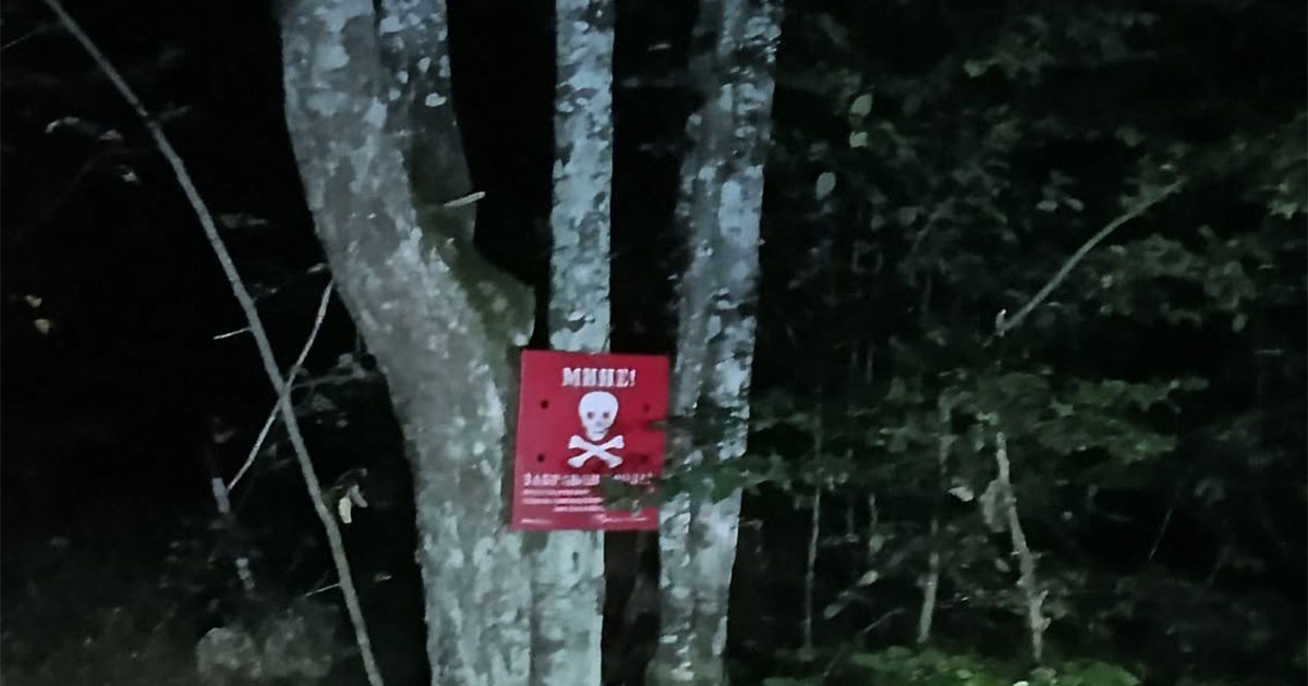 Par iz Poljske zaglavio na minskom terenu kod Sasine
