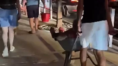 Veliki požar u Omišu, unuk spasio baku u tačkama