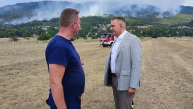 Premijer Minić obišao požarište u Donjoj Bijenji i najavio ulaganja