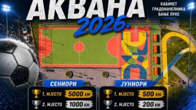 Tri dana fudbala: Turnir „Akvana 2026“ od 12. do 14. avgusta