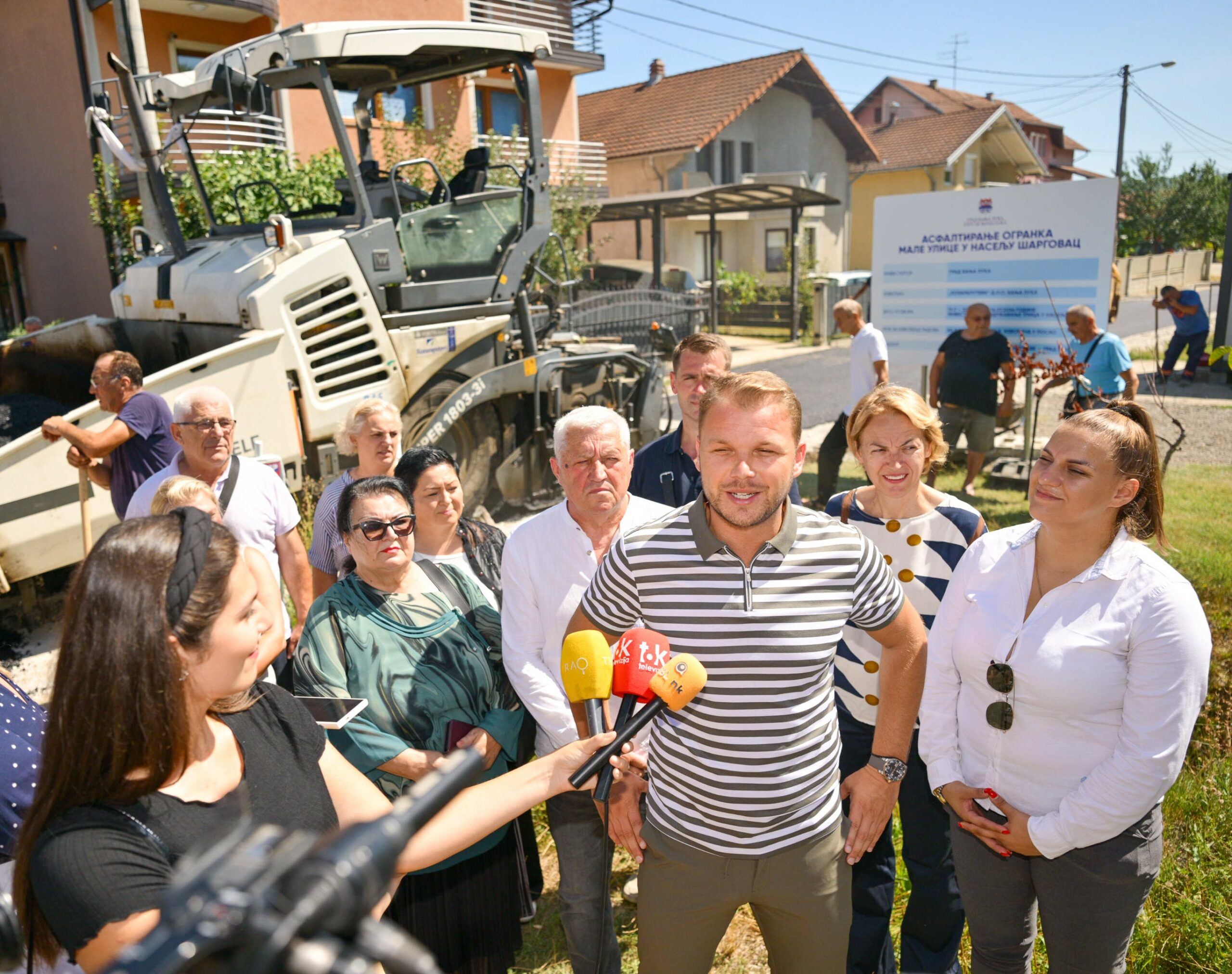 Završni sloj asfalta u Maloj ulici: Stanivuković najavio brojne radove