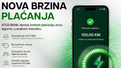 ATOS BANK uvela instant plaćanja za klijente
