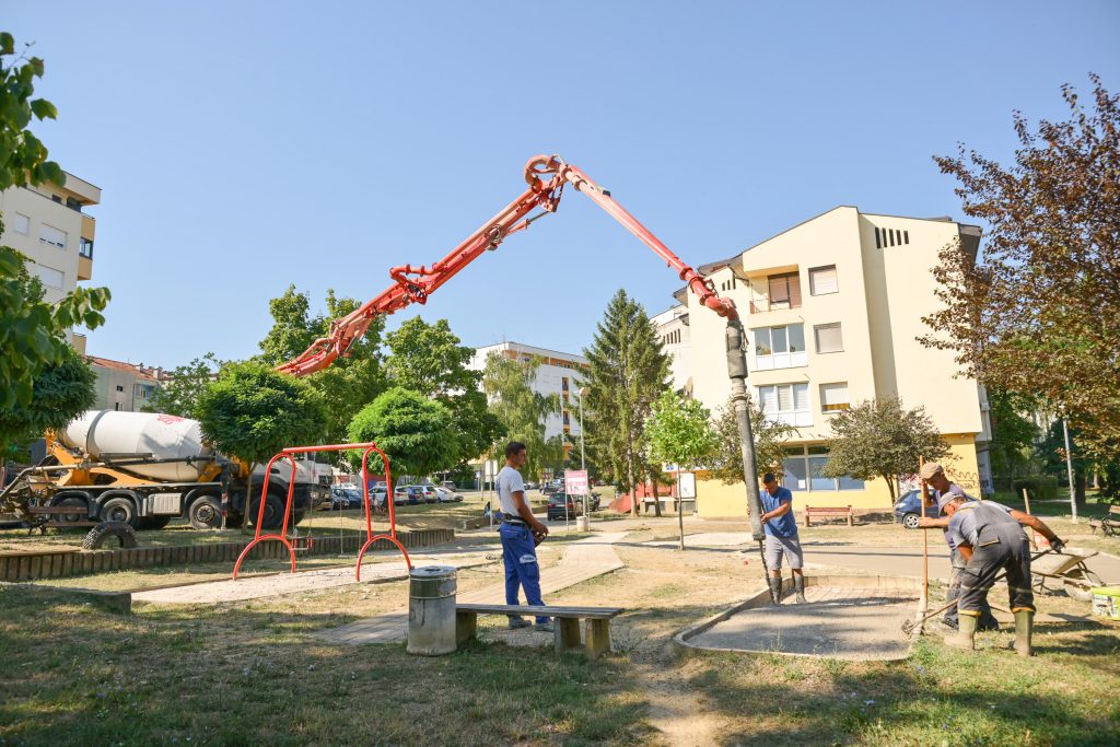 Počela sanacija dječijih igrališta u Obilićevu i Starčevici